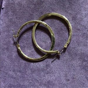 Silver hoops